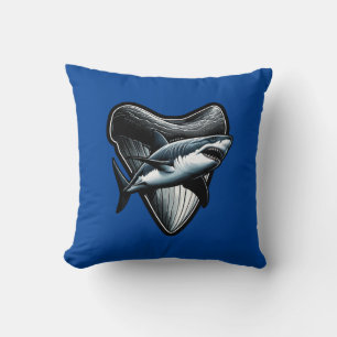 Coussin Megalodon Tooth