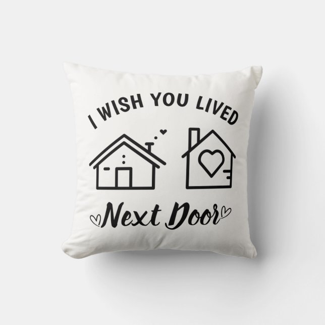 Coussin Meilleur Ami Je Souhaite Que Vous Aviez Vécu À Pro (Recto)
