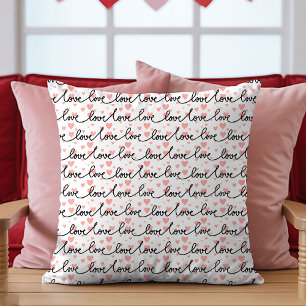 Coussin Meilleur cadeau de la Saint-Valentin Cœurs roses n