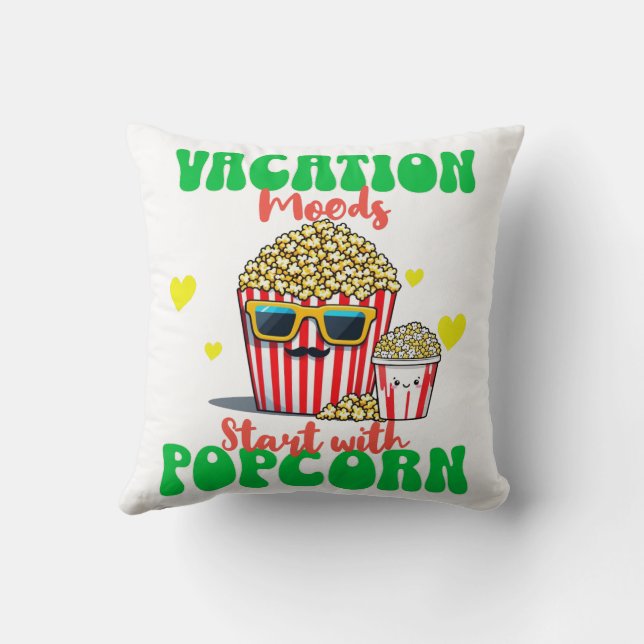 Coussin Meilleur cadeau de vacances pour les amateurs de v (Verso)