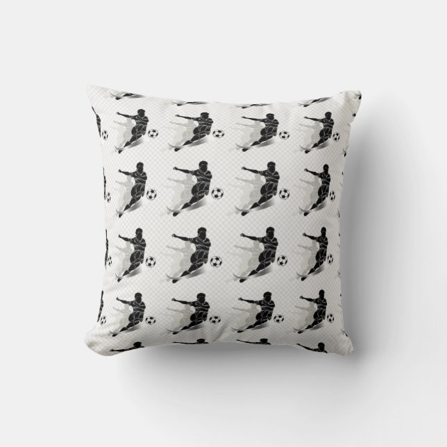 Coussin Meilleur design de football (Recto)
