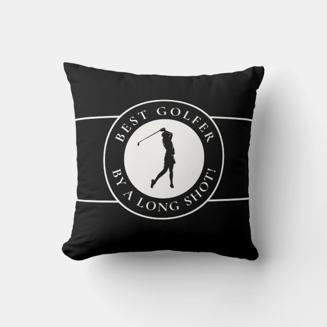Coussin Meilleur Golfeur Amusant Pour Son Sport Unique Noi (Recto)