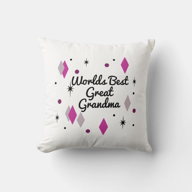 Coussin Meilleur Grand Grand Grand Grand Milieu du siècle (Recto)