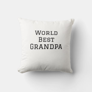 Coussin Meilleur grand-père ajouter nom texte sport texte 