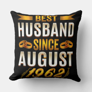 Coussin Meilleur Mari Drôle 58e Anniversaire de Mariage