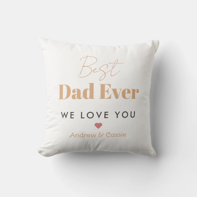 Coussin Meilleur papa (Recto)
