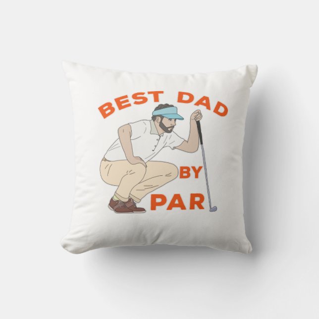 Coussin Meilleur papa par rapport (Recto)