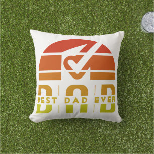 Coussin Meilleur Père Jamais : L'Homme, Le Mythe, La Légen