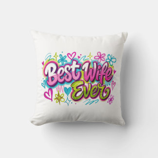 Coussin Meilleure Femme du Monde (Style 4)