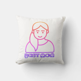 Coussin Meilleure illustration de maman Pillow
