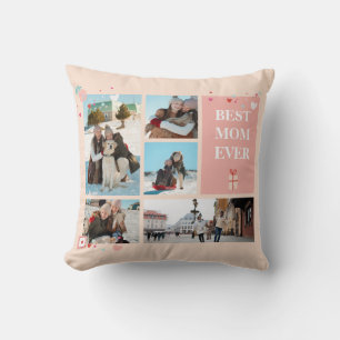 Coussin Meilleure maman Ever 5 Photo Fête des mères Collag