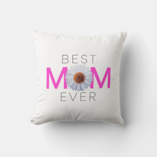 Coussin Meilleure maman jamais avec l'impression d'image d