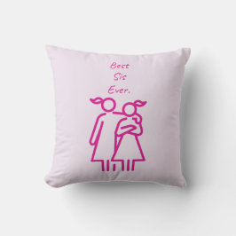 Coussin Meilleure Sœur Pour Toujours   