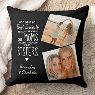 Coussin Meilleures citation d'amitié amis Photos personnal