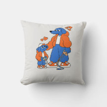 Meilleurs amis : Duo de Blue Dog père et fils ( Or