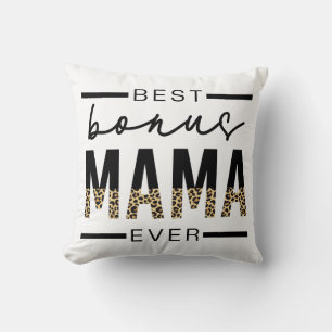 Coussin Meilleurs cadeaux Bonus Mama Ever pour Stepmaman