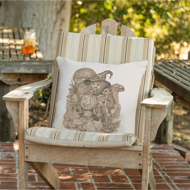 Coussin Meilleurs voeux pour un Bon thanksgiving (Chaise)