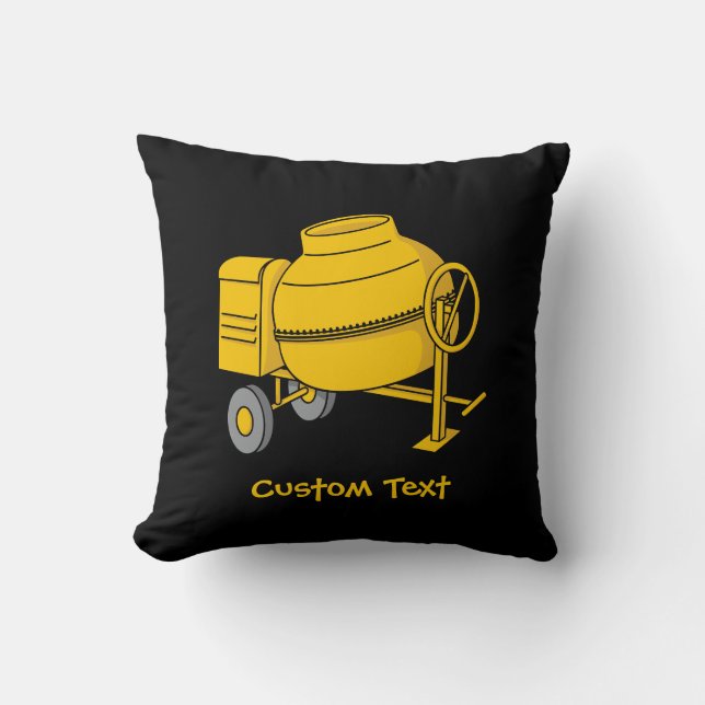 Coussin Mélangeur de béton (Recto)