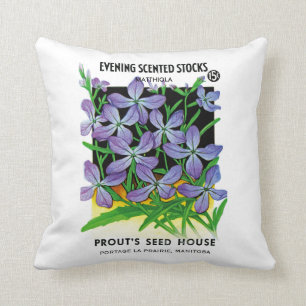 Coussin Même l'étiquette parfumé de paquet de graine de