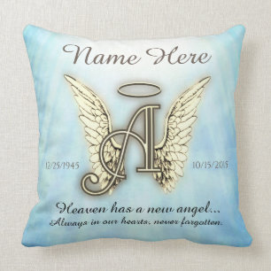 Coussin Memorial Angel Wings