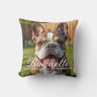 Coussin Mémorial de chien personnalisé Perte d'animal de c