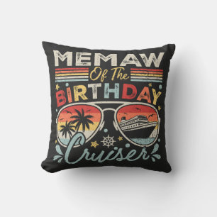 Coussin Mémorial de la croisière d'anniversaire