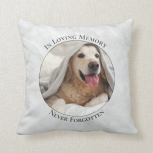 Coussin Mémorial photo pour animaux de compagnie personnal