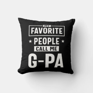 Coussin Mens Cadeaux Mes Favoris Appelez-Moi G-Pa