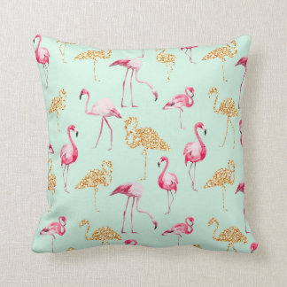 Coussin Menthe, copie de Flamant rose