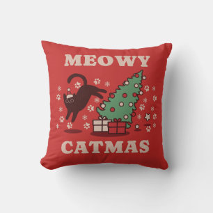 Coussin Meowy Catmas