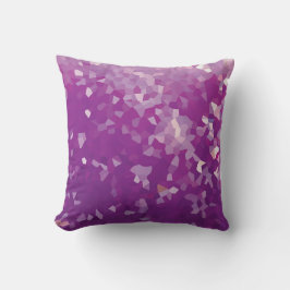 Coussin Mer de cristal violet