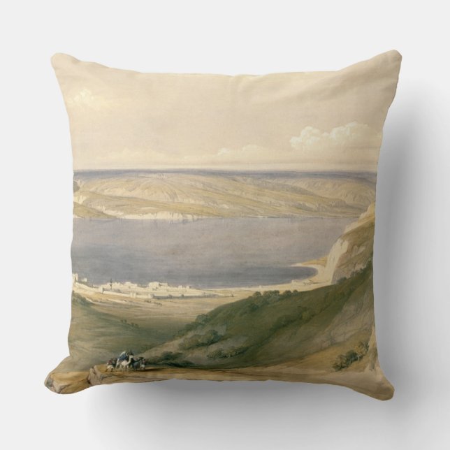 Coussin Mer de la Galilée ou du Genezareth, regardant vers (Recto)