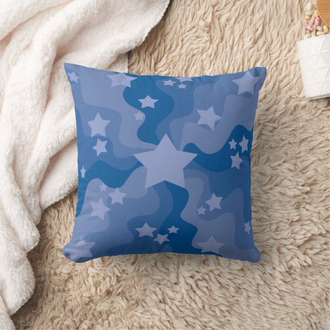Coussin Mer des étoiles - Bleu (Couverture)
