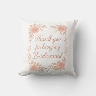 Coussin Merci d'être ma servante d'honneur - cadeau de la 
