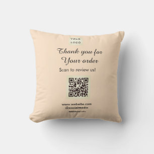 Coussin Merci pour l'examen de la commande de numérisation