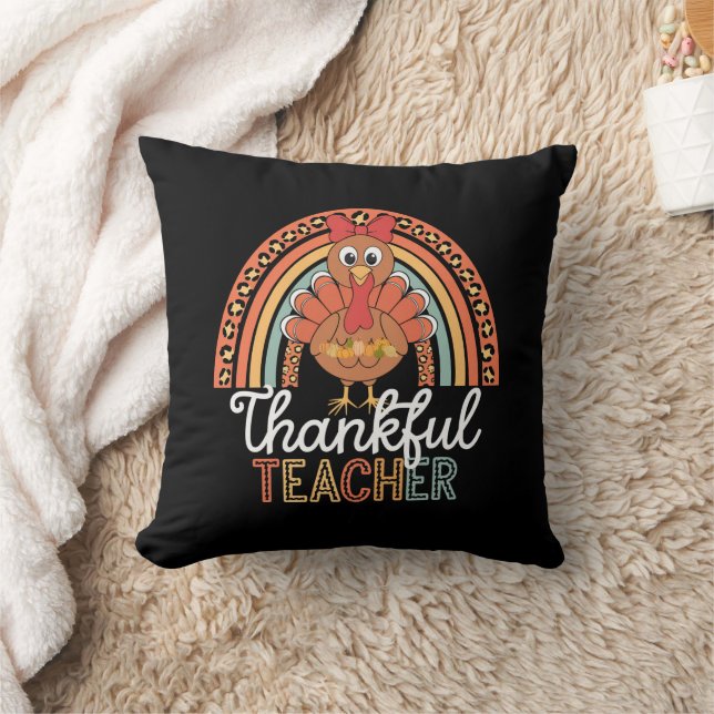 Coussin Merci Professeur Béni Thanksgiving School (Couverture)