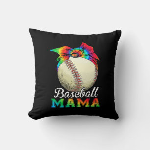 Coussin Mère Art Baseball Mama Anniversaire