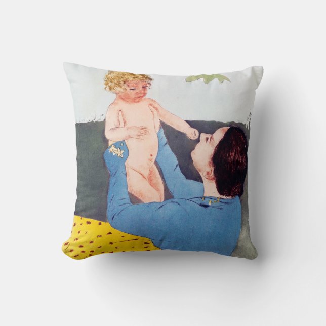 Coussin Mère et enfant, Mary Cassatt (Recto)