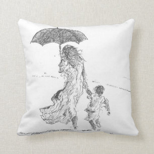 Coussin Mère et enfant Sri Lanka