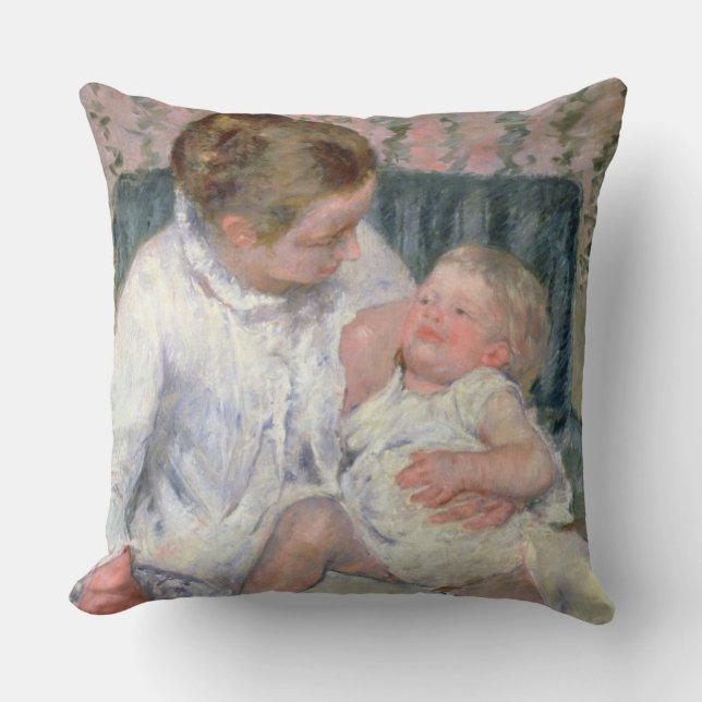 Coussin Mère sur le point de laver son enfant endormi, 188 (Recto)