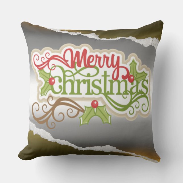 Coussin Merry Christmas  (Recto)