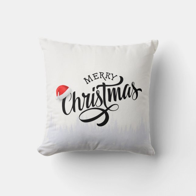 Coussin Merry Christmas Pillow Cover (Recto)