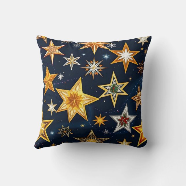 Coussin Merveilles célestes festives (Verso)