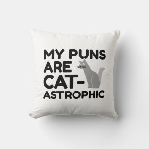 Coussin Mes Puns Sont Catastrophiques