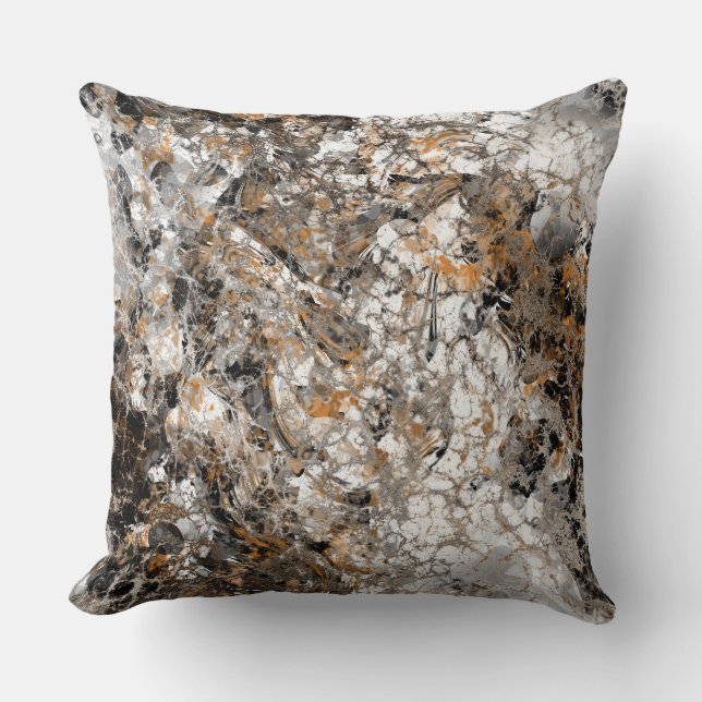 Coussin Mess Gold et Silver (Recto)