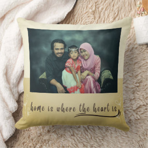 Coussin Message d'accueil photo personnalisée Jeu d'oreill