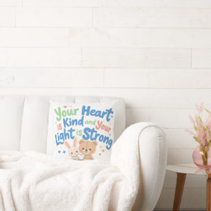 Coussin Message Encourageant et Plein d'Amour pour les Pet