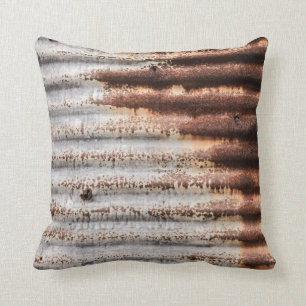 Coussin Métal rouillé vintage