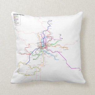 Coussin Métro de Madrid - Espagne