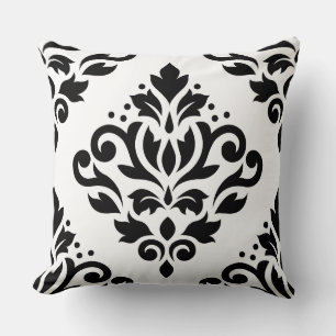 Coussin Mettez en rouleau le grand noir de la conception